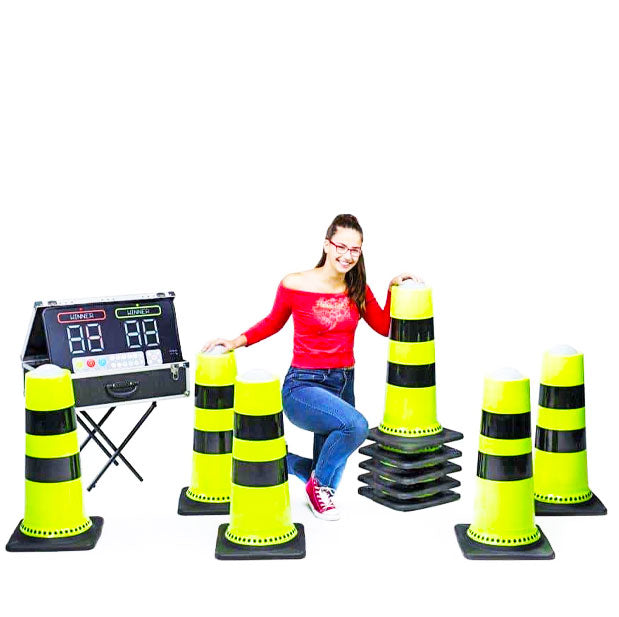 BUZZER Game mit Pylonen mieten - Sport Spiele mieten | Fußball Dart | Water Soccer ✔ Verleih BUZZER Game mit Pylonen mieten - Sport Spiele mieten | Fußball Dart | Water Soccer ✔ Verleih