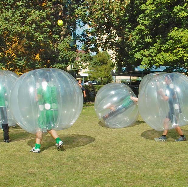 Bubble Baelle zum aufblasen für Kinder.