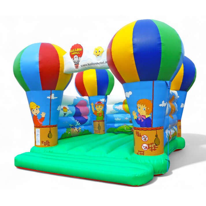 Hüpfburg Ballon – Auf ins Heißluftballon-Abenteuer - Hüpfburgen kaufen mit 5 Jahren Garantie | In AT, DE & CH Hüpfburg Ballon – Auf ins Heißluftballon-Abenteuer - Hüpfburgen kaufen mit 5 Jahren Garantie | In AT, DE & CH