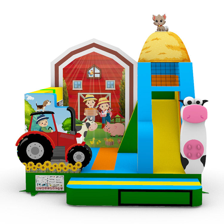 Hüpfburg Bauernhof mit Rutsche Ecoplay - Hüpfburgen kaufen mit 5 Jahren Garantie | In AT, DE & CH Hüpfburg Bauernhof mit Rutsche Ecoplay - Hüpfburgen kaufen mit 5 Jahren Garantie | In AT, DE & CH