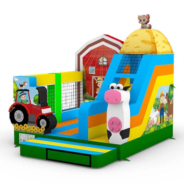 Hüpfburg Bauernhof mit Rutsche Ecoplay - Hüpfburgen kaufen mit 5 Jahren Garantie | In AT, DE & CH Hüpfburg Bauernhof mit Rutsche Ecoplay - Hüpfburgen kaufen mit 5 Jahren Garantie | In AT, DE & CH
