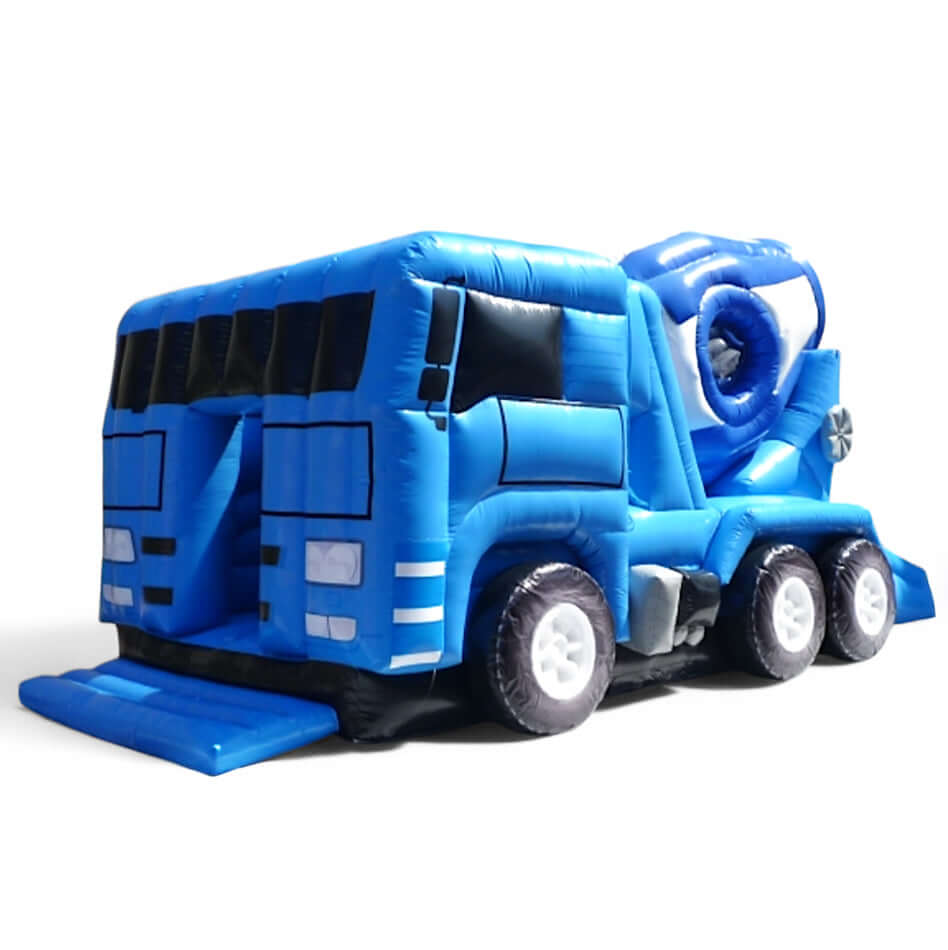 Hüpfburg Betonmischer / Baufahrzeug - Sonderanfertigung - Aufblasbare Produktnachbildung kaufen | Werben in Großformat Hüpfburg Betonmischer / Baufahrzeug - Sonderanfertigung - Aufblasbare Produktnachbildung kaufen | Werben in Großformat