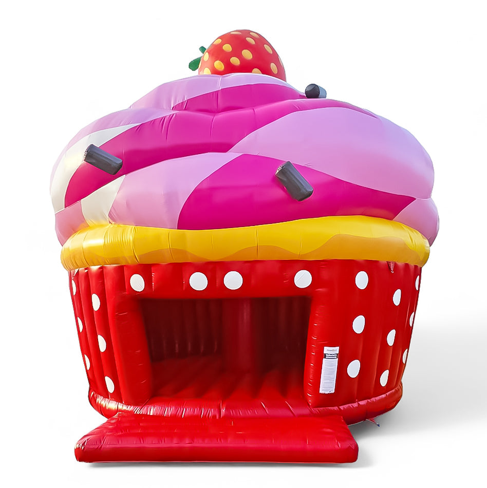 Hüpfburg "Cupcake Erdbeere Torte" – Sonderanfertigung - Aufblasbare Werbung | Werbeträger | Inflatables online kaufen! Hüpfburg "Cupcake Erdbeere Torte" – Sonderanfertigung - Aufblasbare Werbung | Werbeträger | Inflatables online kaufen!