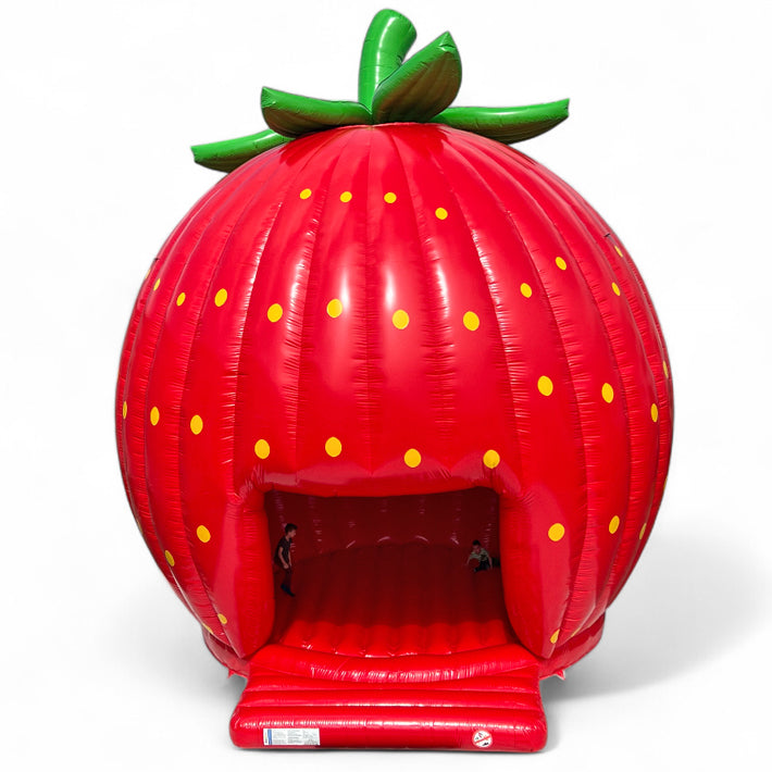 Hüpfburg XXL Erdbeere Nachbildung Sonderform - Aufblasbare Produktnachbildung kaufen | Werben in Großformat Hüpfburg XXL Erdbeere Nachbildung Sonderform - Aufblasbare Produktnachbildung kaufen | Werben in Großformat