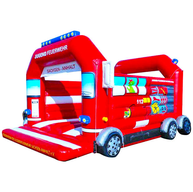 Hüpfburg Feuerwehr Sachsen mit Rutsche - Aufblasbare Werbung | Werbeträger | Inflatables online kaufen! Hüpfburg Feuerwehr Sachsen mit Rutsche - Aufblasbare Werbung | Werbeträger | Inflatables online kaufen!