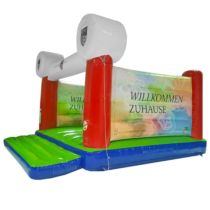 Hüpfburg Gemeinde Seiersberg-Pirka mit eigenem Design - Aufblasbare Werbung | Werbeträger | Inflatables online kaufen! Hüpfburg Gemeinde Seiersberg-Pirka mit eigenem Design - Aufblasbare Werbung | Werbeträger | Inflatables online kaufen!
