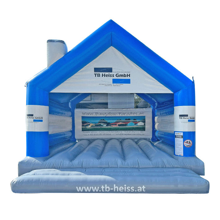 Hüpfburg Haus mit Kamin, Sonderanfertigung - Aufblasbare Werbung | Werbeträger | Inflatables online kaufen! Hüpfburg Haus mit Kamin, Sonderanfertigung - Aufblasbare Werbung | Werbeträger | Inflatables online kaufen!
