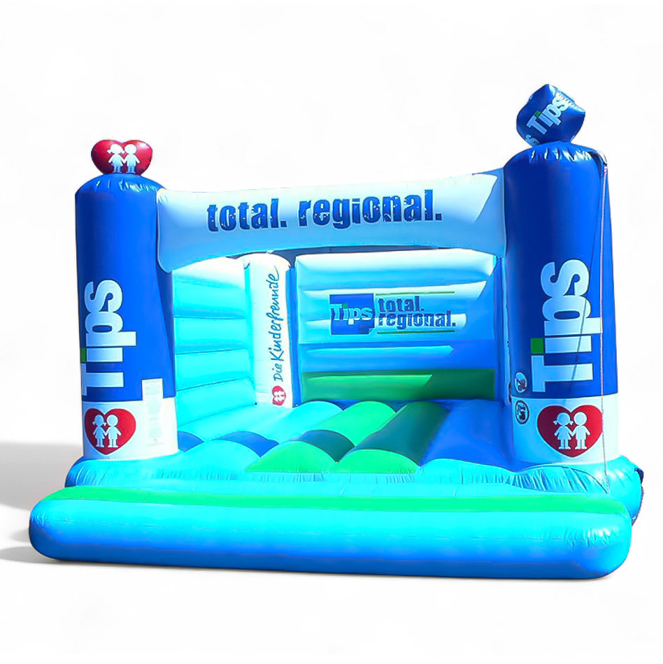 Hüpfburg Kinderfreunde Linz total regional - Aufblasbare Werbung | Werbeträger | Inflatables online kaufen! Hüpfburg Kinderfreunde Linz total regional - Aufblasbare Werbung | Werbeträger | Inflatables online kaufen!