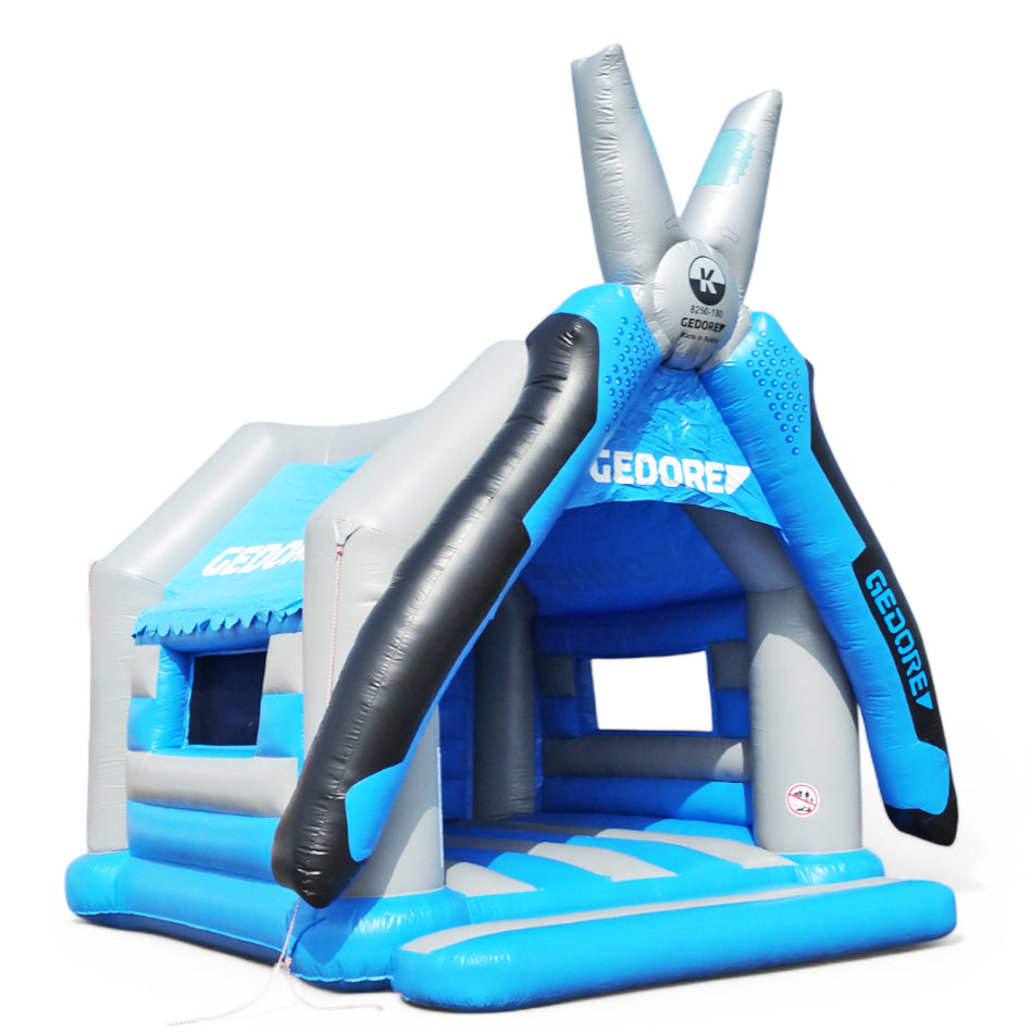 Hüpfburg als Kombizange – Maßgeschneidert für Ihre Werkzeugmarke - Aufblasbare Produktnachbildung kaufen | Werben in Großformat Hüpfburg als Kombizange – Maßgeschneidert für Ihre Werkzeugmarke - Aufblasbare Produktnachbildung kaufen | Werben in Großformat