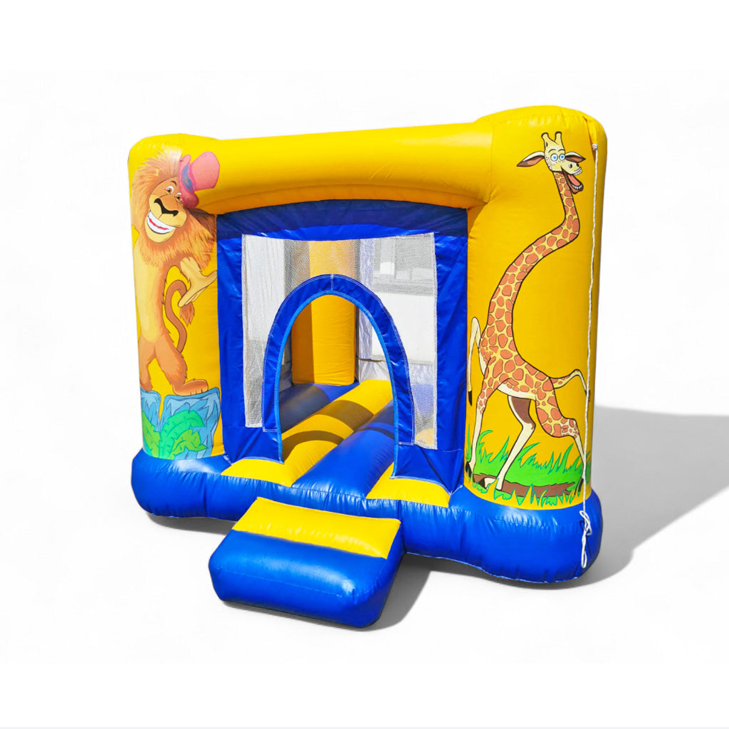 Hüpfburg MINI mieten 2,4×2,4m - Madagascar in Kleinstformat - Hüpfburgen mieten für jeden Anlass | Über 300 Spielgeräte Hüpfburg MINI mieten 2,4×2,4m - Madagascar in Kleinstformat - Hüpfburgen mieten für jeden Anlass | Über 300 Spielgeräte