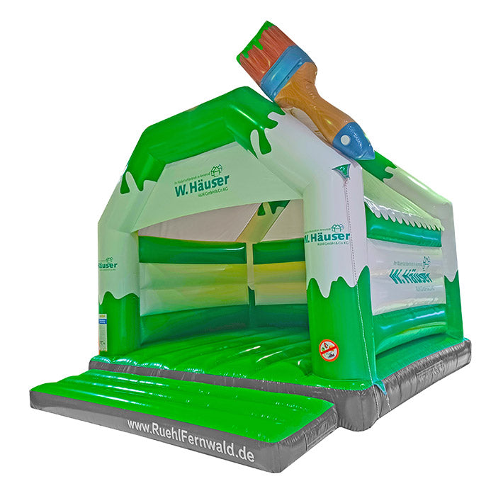 Personalisierte Hüpfburg Malerei, Pinsel, Farbe mit Logos - Aufblasbare Werbung | Werbeträger | Inflatables online kaufen! Personalisierte Hüpfburg Malerei, Pinsel, Farbe mit Logos - Aufblasbare Werbung | Werbeträger | Inflatables online kaufen!