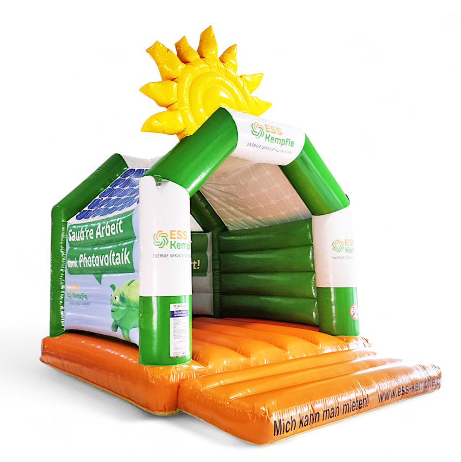 Hüpfburg Photovoltaik Anlage mit Sonne - Aufblasbare Werbung | Werbeträger | Inflatables online kaufen! Hüpfburg Photovoltaik Anlage mit Sonne - Aufblasbare Werbung | Werbeträger | Inflatables online kaufen!