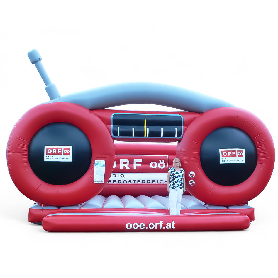 Hüpfburg Radio mit Antenne - Aufblasbare Werbung | Werbeträger | Inflatables online kaufen! Hüpfburg Radio mit Antenne - Aufblasbare Werbung | Werbeträger | Inflatables online kaufen!