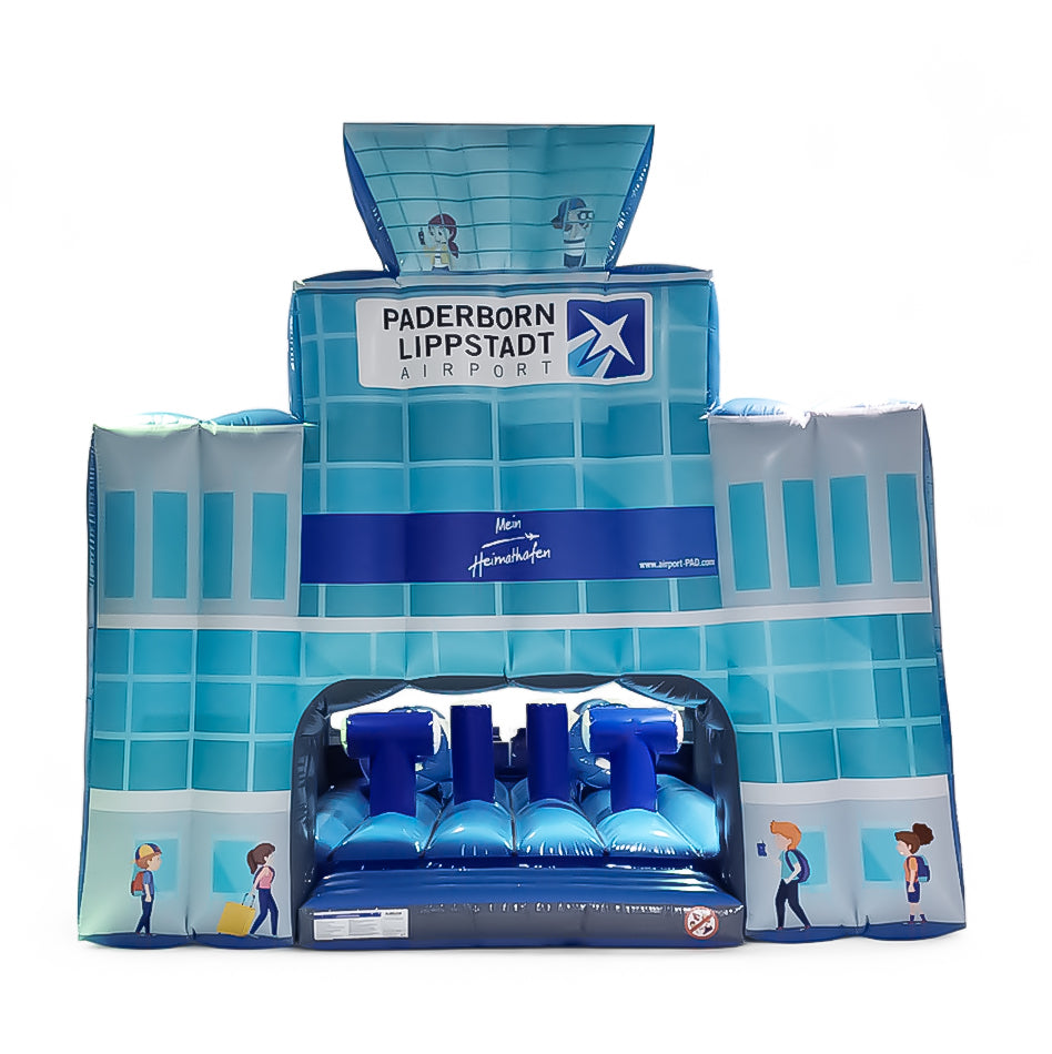Hüpfburg Sonderanfertigung Flughafen Tower, Turm, Gebäude - Aufblasbare Werbung | Werbeträger | Inflatables online kaufen! Hüpfburg Sonderanfertigung Flughafen Tower, Turm, Gebäude - Aufblasbare Werbung | Werbeträger | Inflatables online kaufen!