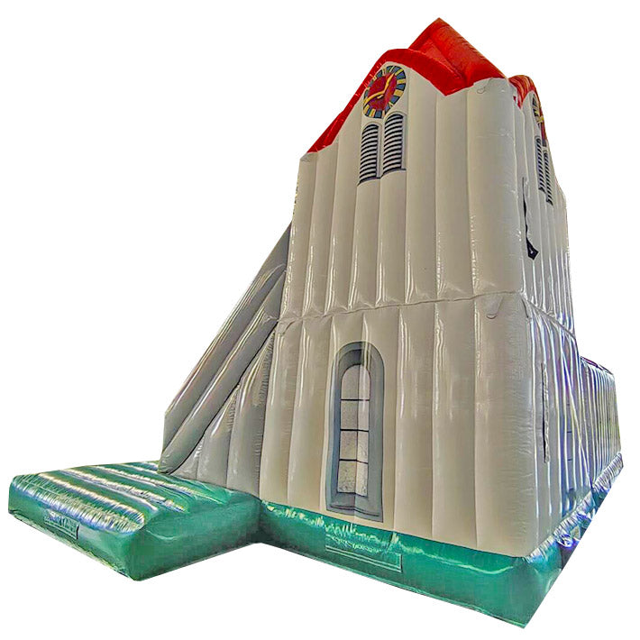Hüpfburg Sonderanfertigung Kirche mit Turm und Rutsche - Gebäude Nachbildung - Aufblasbare Werbung | Werbeträger | Inflatables online kaufen! Hüpfburg Sonderanfertigung Kirche mit Turm und Rutsche - Gebäude Nachbildung - Aufblasbare Werbung | Werbeträger | Inflatables online kaufen!