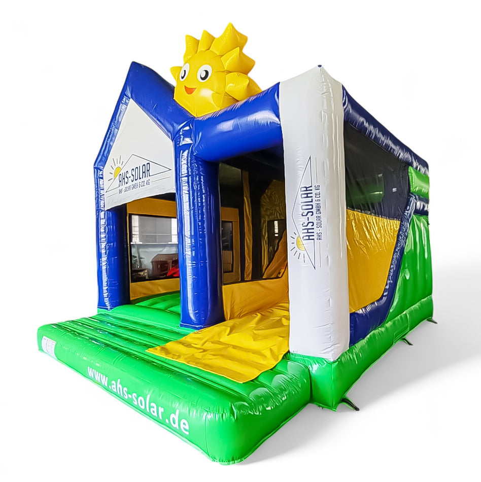 Hüpfburg Sonderanfertigung AHS Solar Sonne mit Rutsche - Aufblasbare Werbung | Werbeträger | Inflatables online kaufen! Hüpfburg Sonderanfertigung AHS Solar Sonne mit Rutsche - Aufblasbare Werbung | Werbeträger | Inflatables online kaufen!