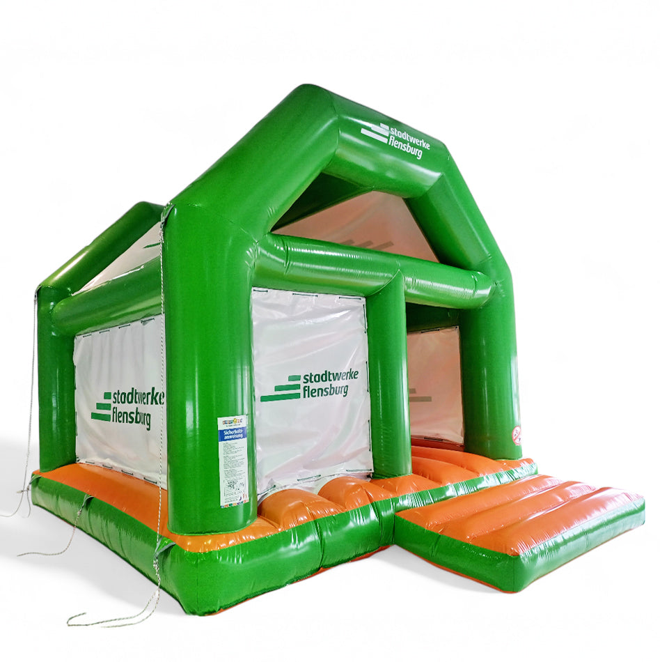 Hüpfburg Sonderanfertigung Stadtwerke Flensburg - Aufblasbare Werbung | Werbeträger | Inflatables online kaufen! Hüpfburg Sonderanfertigung Stadtwerke Flensburg - Aufblasbare Werbung | Werbeträger | Inflatables online kaufen!