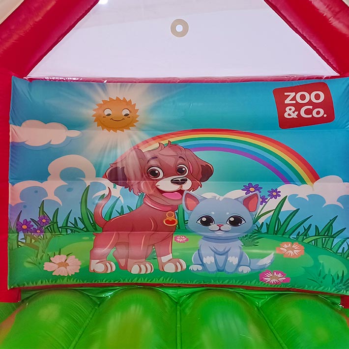 Hüpfburg Sonderanfertigung Zoo & Co Hund, Katze - Aufblasbare Werbung | Werbeträger | Inflatables online kaufen! Hüpfburg Sonderanfertigung Zoo & Co Hund, Katze - Aufblasbare Werbung | Werbeträger | Inflatables online kaufen!