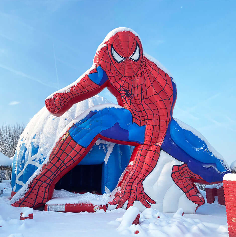 Individuelle Hüpfburg Spiderman XL - Sonderanfertigung - Aufblasbare Produktnachbildung kaufen | Werben in Großformat Individuelle Hüpfburg Spiderman XL - Sonderanfertigung - Aufblasbare Produktnachbildung kaufen | Werben in Großformat