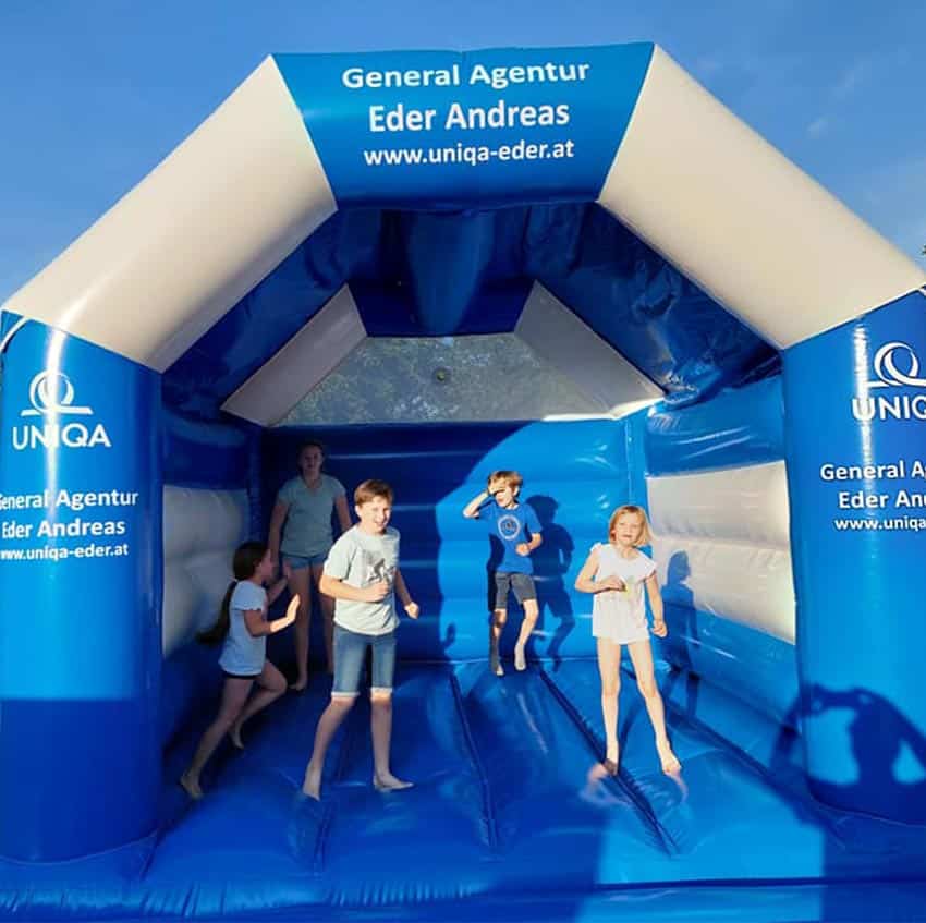 Hüpfburg Versicherung - Aufblasbare Werbung | Werbeträger | Inflatables online kaufen! Hüpfburg Versicherung - Aufblasbare Werbung | Werbeträger | Inflatables online kaufen!