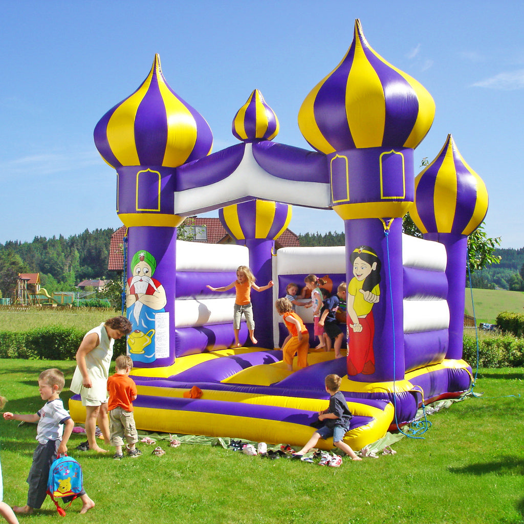 Hüpfburg Abdalla mieten 3x4m - wie im Orient und aus 1001 Nacht - Hüpfburgen mieten für jeden Anlass | Über 300 Spielgeräte Hüpfburg Abdalla mieten 3x4m - wie im Orient und aus 1001 Nacht - Hüpfburgen mieten für jeden Anlass | Über 300 Spielgeräte