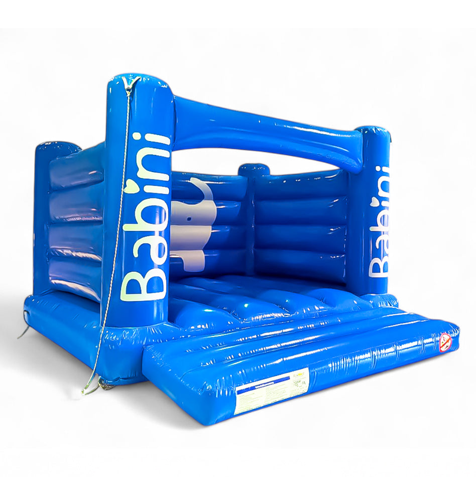 Hüpfburg Babini Babymesse mit Elefant und Logos - Aufblasbare Werbung | Werbeträger | Inflatables online kaufen! Hüpfburg Babini Babymesse mit Elefant und Logos - Aufblasbare Werbung | Werbeträger | Inflatables online kaufen!