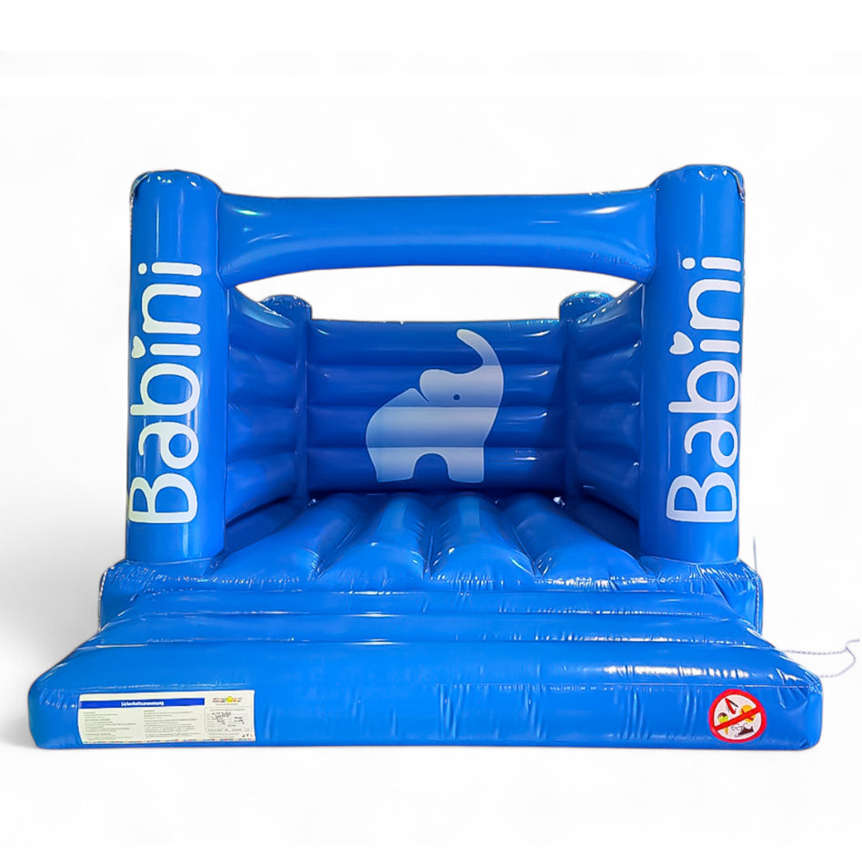 Hüpfburg Babini Babymesse mit Elefant und Logos - Aufblasbare Werbung | Werbeträger | Inflatables online kaufen! Hüpfburg Babini Babymesse mit Elefant und Logos - Aufblasbare Werbung | Werbeträger | Inflatables online kaufen!