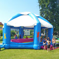 Aufblasbare High Jump Arena zum mieten für Erwachsene und Kinder.