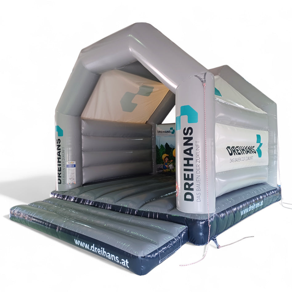 Hüpfburg mit Werbung Dreihans Baustelle - Aufblasbare Werbung | Werbeträger | Inflatables online kaufen! Hüpfburg mit Werbung Dreihans Baustelle - Aufblasbare Werbung | Werbeträger | Inflatables online kaufen!