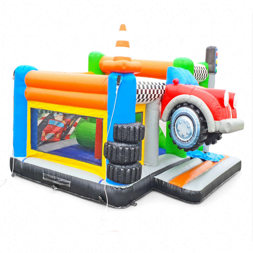 Hüpfburg Auto mit Rutsche Multiplay - Hüpfburg Hersteller | Hüpfburgen von Happy Fun seit 1985 Hüpfburg Auto mit Rutsche Multiplay - Hüpfburg Hersteller | Hüpfburgen von Happy Fun seit 1985