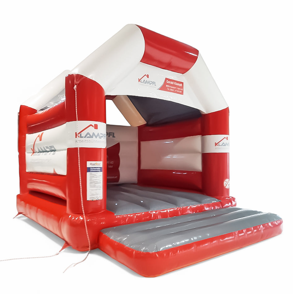 Werbe-Hüpfburg Klampfl mit Logos - Aufblasbare Werbung | Werbeträger | Inflatables online kaufen! Werbe-Hüpfburg Klampfl mit Logos - Aufblasbare Werbung | Werbeträger | Inflatables online kaufen!