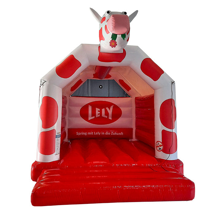 Individuelle Hüpfburg  Kuh Lely mit Logo - Aufblasbare Werbung | Werbeträger | Inflatables online kaufen! Individuelle Hüpfburg  Kuh Lely mit Logo - Aufblasbare Werbung | Werbeträger | Inflatables online kaufen!