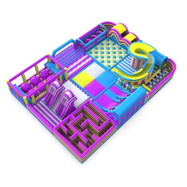 Inflatable Park Pink Lady - Inflatable Park - Riesen Hüpfburg Inflatable Park Pink Lady - Inflatable Park - Riesen Hüpfburg