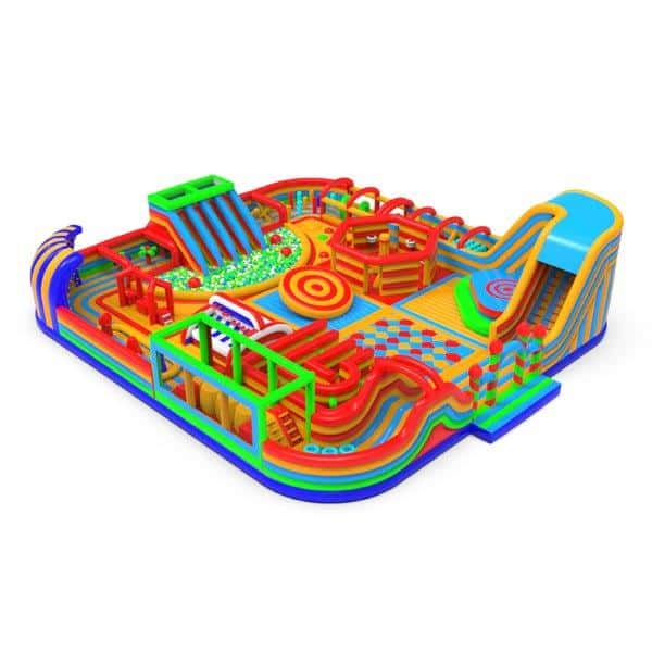 Inflatable Park Schloss - Inflatable Park - Riesen Hüpfburg Inflatable Park Schloss - Inflatable Park - Riesen Hüpfburg