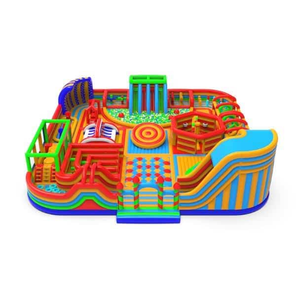 Inflatable Park Schloss - Inflatable Park - Riesen Hüpfburg Inflatable Park Schloss - Inflatable Park - Riesen Hüpfburg