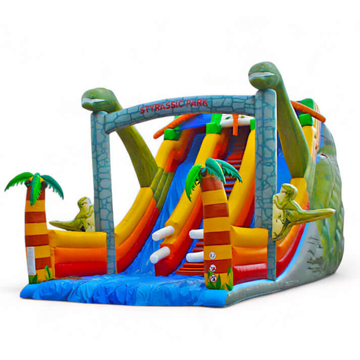 Jumprutsche Dinosaurier mit Urzeit-Design - Riesenrutsche kaufen | Luftrutsche Attraktion | auf Lager ✔ Jumprutsche Dinosaurier mit Urzeit-Design - Riesenrutsche kaufen | Luftrutsche Attraktion | auf Lager ✔