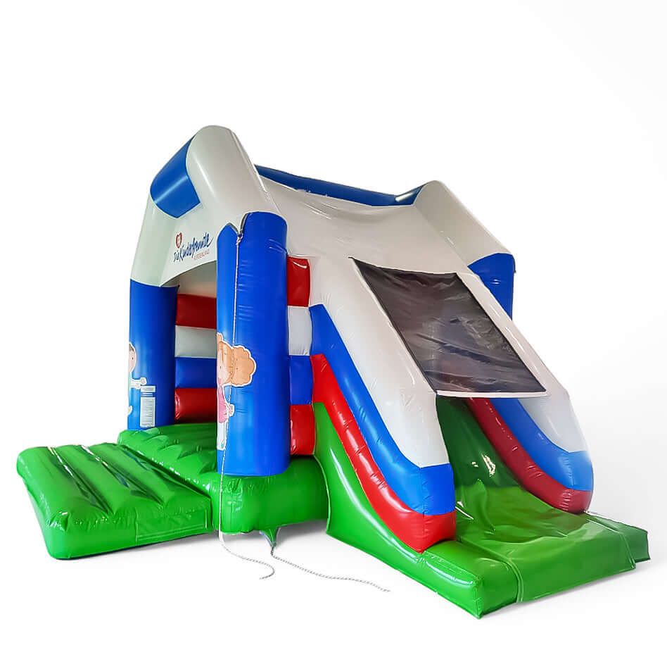 Personalisierte Hüpfburg Kinderfreunde Burgenland mit Rutsche - Aufblasbare Werbung | Werbeträger | Inflatables online kaufen! Personalisierte Hüpfburg Kinderfreunde Burgenland mit Rutsche - Aufblasbare Werbung | Werbeträger | Inflatables online kaufen!