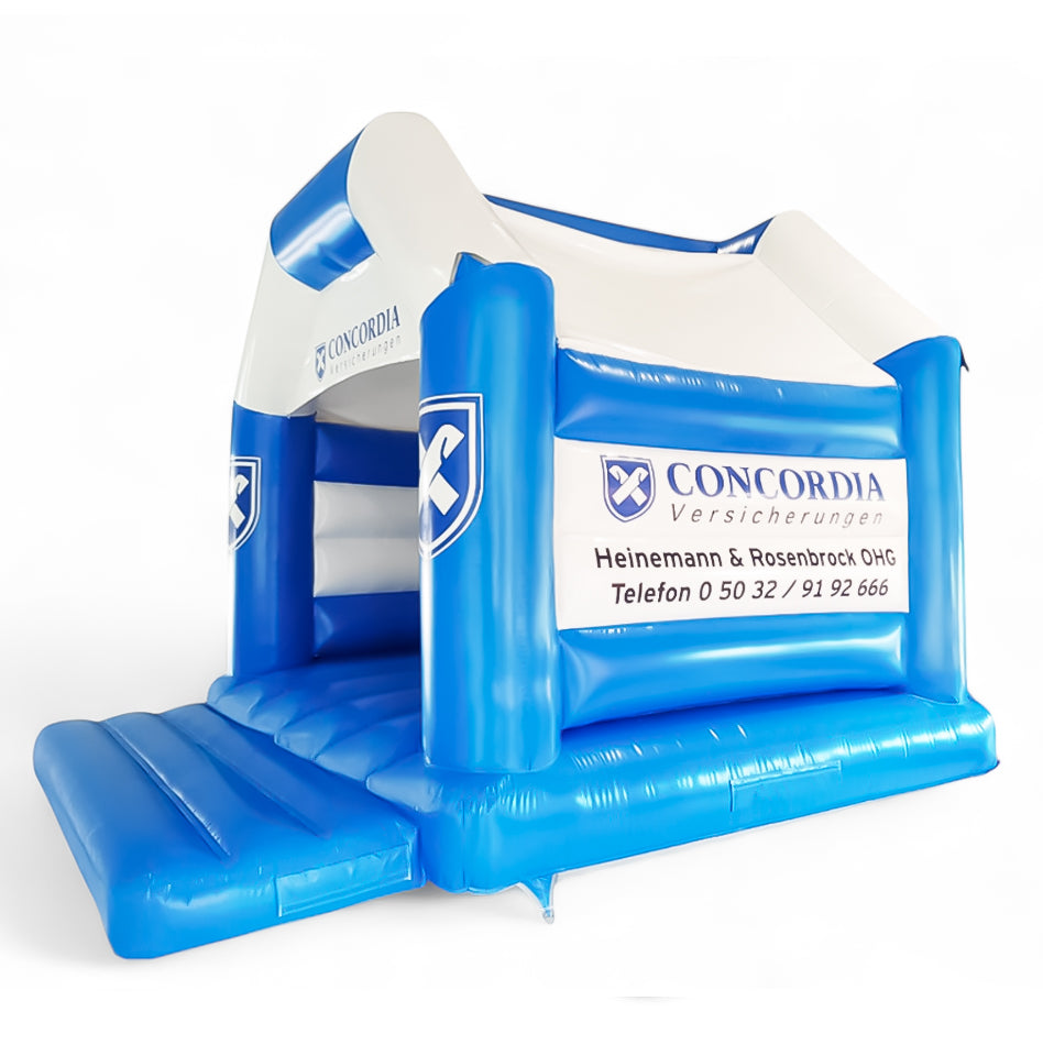 Personalisierte Hüpfburg Versicherung CONCORDIA - Aufblasbare Werbung | Werbeträger | Inflatables online kaufen! Personalisierte Hüpfburg Versicherung CONCORDIA - Aufblasbare Werbung | Werbeträger | Inflatables online kaufen!