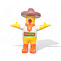 Eine aufblasbare Ente, hergestellt für die Firma Pollo Campero.
