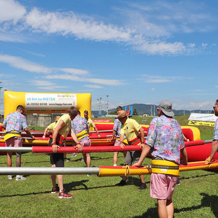 Riesenwuzzler mieten 12 Spieler – Profi-Modell 17 × 9 m in Rot-Gelb - Sport Spiele mieten | Fußball Dart | Water Soccer ✔ Verleih Riesenwuzzler mieten 12 Spieler – Profi-Modell 17 × 9 m in Rot-Gelb - Sport Spiele mieten | Fußball Dart | Water Soccer ✔ Verleih