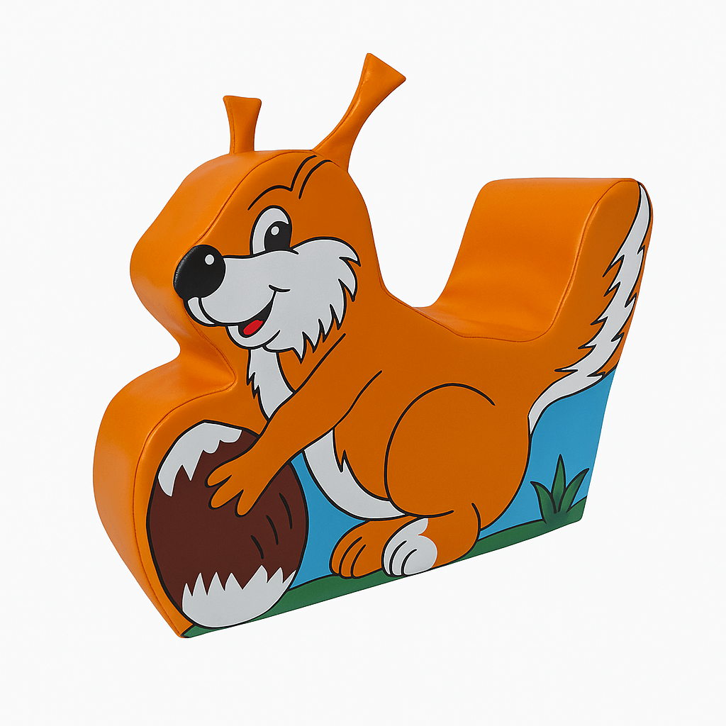Sitzfigur Eichhörnchen – Verspielter Waldfreund, Sitzen und Kuscheln - Softplay - Schaumstoff-Spiel Produkte kaufen ☆☆☆☆☆ Sitzfigur Eichhörnchen – Verspielter Waldfreund, Sitzen und Kuscheln - Softplay - Schaumstoff-Spiel Produkte kaufen ☆☆☆☆☆