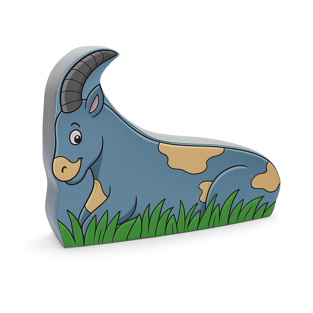 Sitzfigur Ziege – Weiches Tiermodul für Bauernhof- und Almlandschaften - Softplay - Schaumstoff-Spiel Produkte kaufen ☆☆☆☆☆ Sitzfigur Ziege – Weiches Tiermodul für Bauernhof- und Almlandschaften - Softplay - Schaumstoff-Spiel Produkte kaufen ☆☆☆☆☆