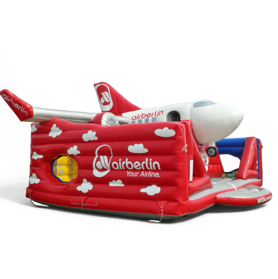 Hüpfburg Flugzeug Boeing 737 mit Triebwerk - Sonderanfertigung - Aufblasbare Produktnachbildung kaufen | Werben in Großformat Hüpfburg Flugzeug Boeing 737 mit Triebwerk - Sonderanfertigung - Aufblasbare Produktnachbildung kaufen | Werben in Großformat