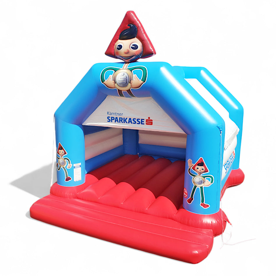 Personalisierte Hüpfburg Sparefroh Maskottchen Sparkasse - Aufblasbare Werbung | Werbeträger | Inflatables online kaufen! Personalisierte Hüpfburg Sparefroh Maskottchen Sparkasse - Aufblasbare Werbung | Werbeträger | Inflatables online kaufen!