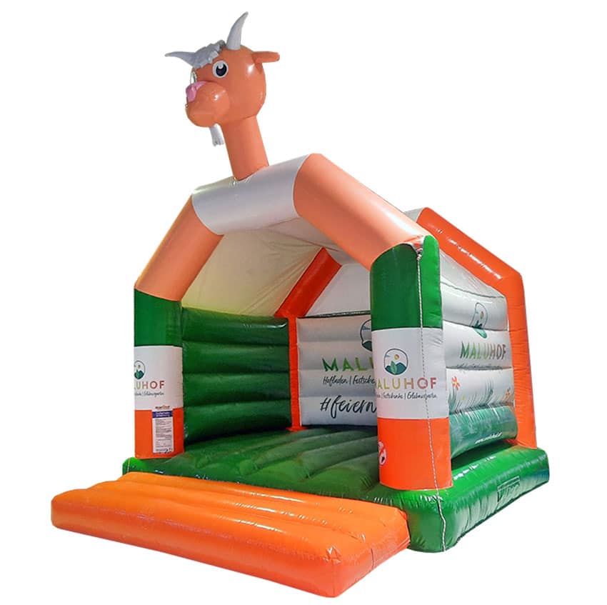 Hüpfburg Ziege mit Dach - Aufblasbare Werbung | Werbeträger | Inflatables online kaufen! Hüpfburg Ziege mit Dach - Aufblasbare Werbung | Werbeträger | Inflatables online kaufen!