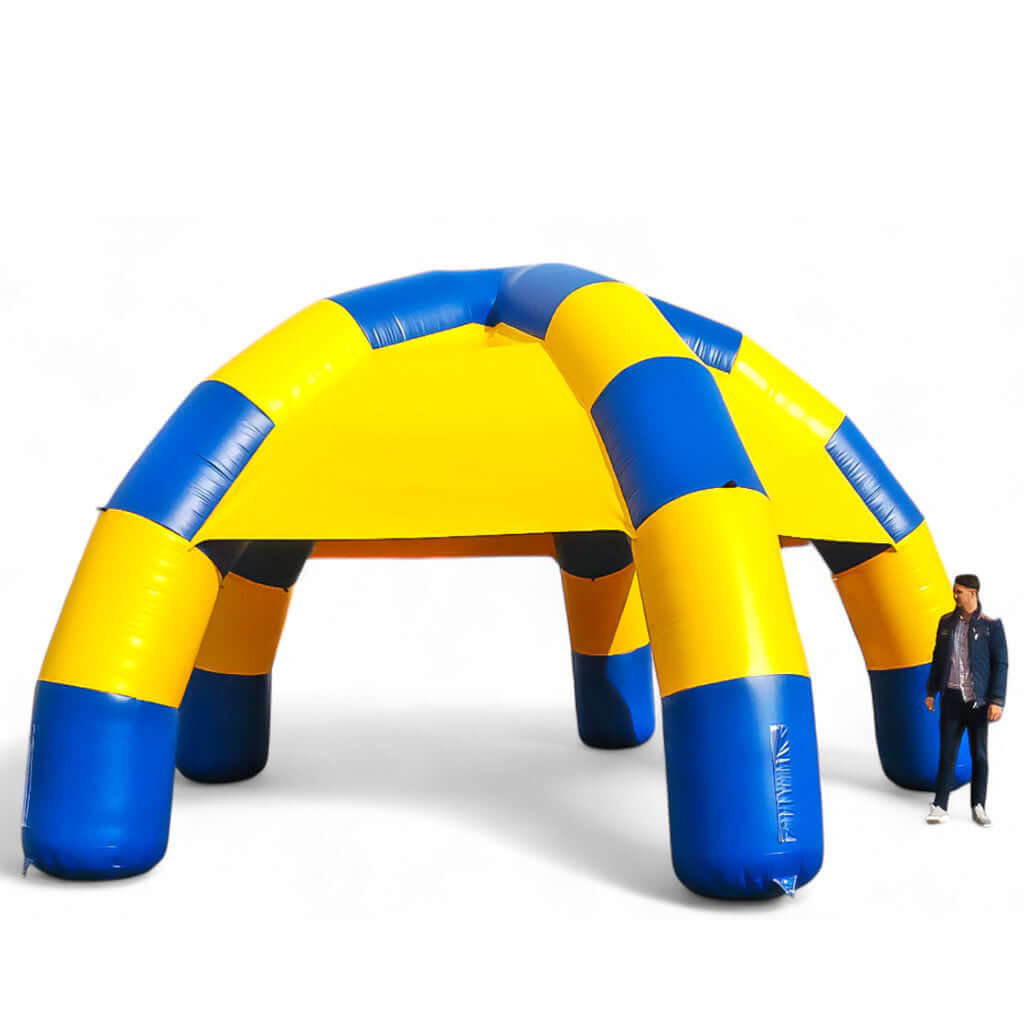 Spinnenzelt 8x8 m mieten – Ihr aufblasbares Eventdach - Hüpfburgen mieten für jeden Anlass | Über 300 Spielgeräte Spinnenzelt 8x8 m mieten – Ihr aufblasbares Eventdach - Hüpfburgen mieten für jeden Anlass | Über 300 Spielgeräte