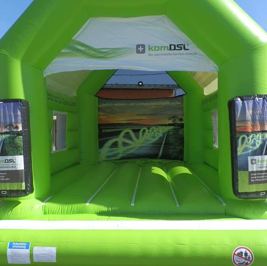Hüpfburg kom DSL mit Fenster - Aufblasbare Werbung | Werbeträger | Inflatables online kaufen! Hüpfburg kom DSL mit Fenster - Aufblasbare Werbung | Werbeträger | Inflatables online kaufen!