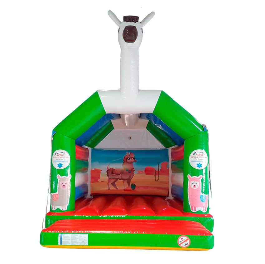 Personalisierte Hüpfburg mit Alpaka Motiv mit Logo - Aufblasbare Werbung | Werbeträger | Inflatables online kaufen! Personalisierte Hüpfburg mit Alpaka Motiv mit Logo - Aufblasbare Werbung | Werbeträger | Inflatables online kaufen!