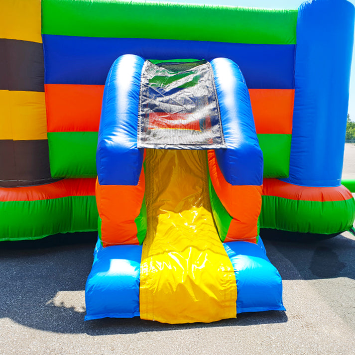 Hüpfburg Elefant mit Rutsche mieten 4x5m - Dschungelspaß Abenteurer - Hüpfburgen mieten für jeden Anlass | Über 300 Spielgeräte Hüpfburg Elefant mit Rutsche mieten 4x5m - Dschungelspaß Abenteurer - Hüpfburgen mieten für jeden Anlass | Über 300 Spielgeräte