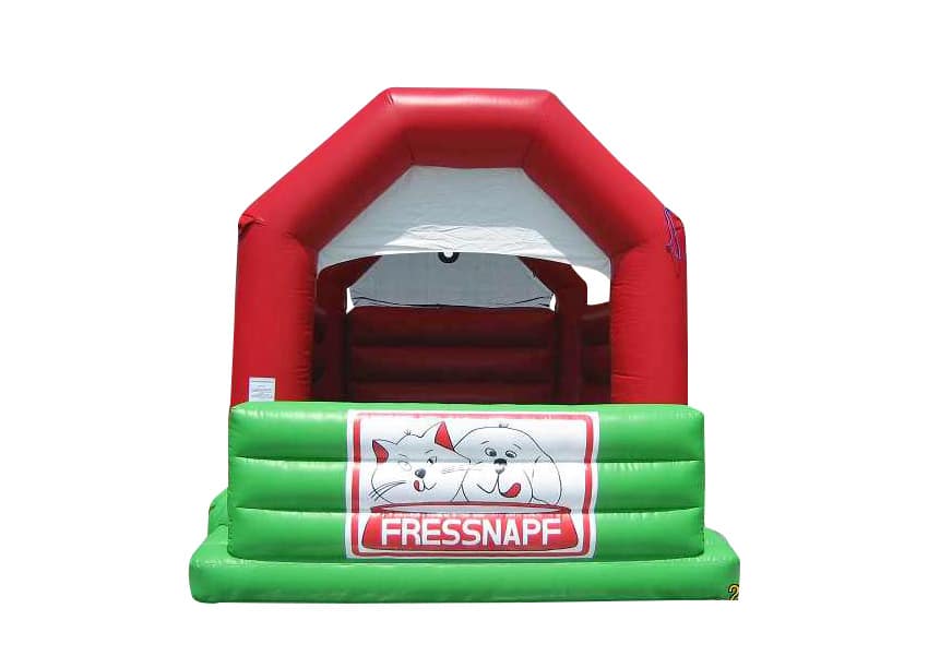 Hüpfburg FRESSNAPF mit Dach - Aufblasbare Werbung | Werbeträger | Inflatables online kaufen! Hüpfburg FRESSNAPF mit Dach - Aufblasbare Werbung | Werbeträger | Inflatables online kaufen!